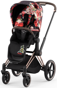 CYBEX PRIAM 4.0 wózek spacerowy | Spring Blossom Dark / Rosegold