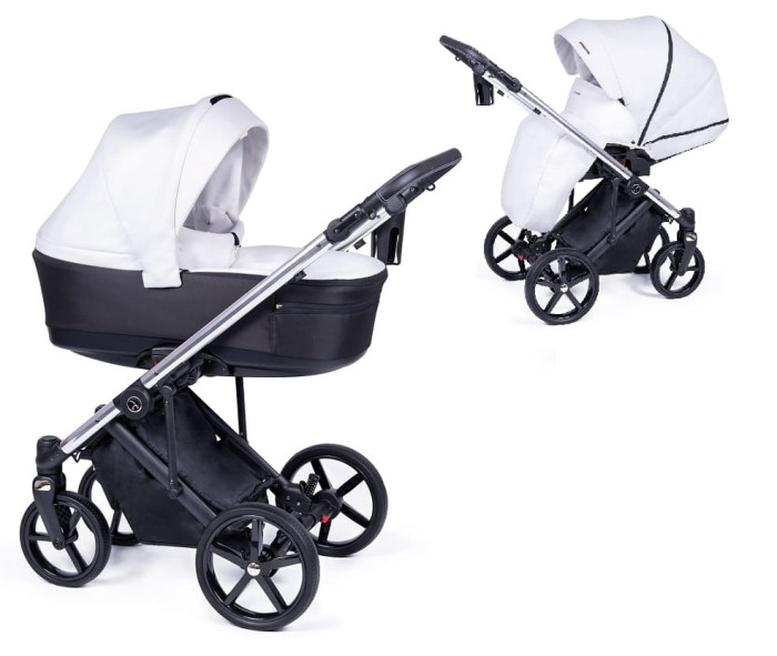 COLETTO FADO FX wózek dziecięcy 2w1 | srebrny stelaż