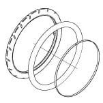 THULE opona + dętka do przyczepek CHARIOT