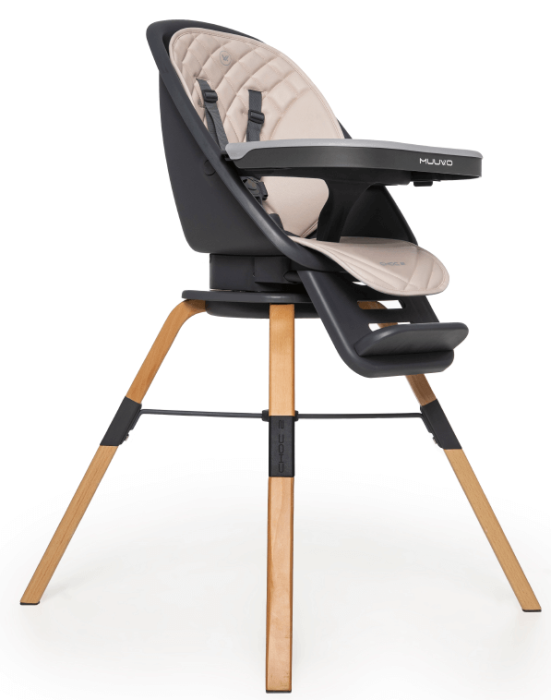 MUUVO CHOC 2 obrotowe krzesełko do karmienia | Beige