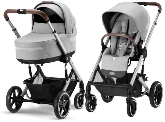 CYBEX BALIOS S LUX  wózek głęboko spacerowy 2w1  | Lava Grey