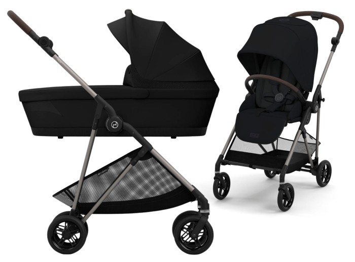 CYBEX MELIO lekki wózek dziecięcy 2w1 | Magic Black