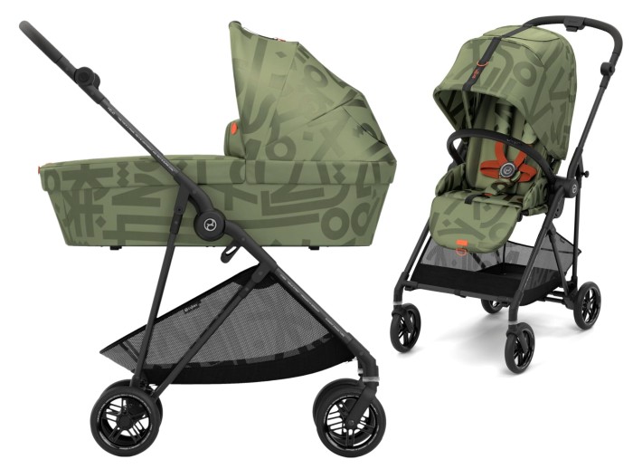 CYBEX MELIO STREET lekki wózek dziecięcy 2w1 | Olive Green