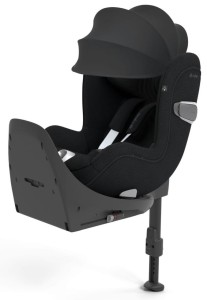 CYBEX SIRONA T i-Size fotelik obrotowy 45-105 cm | Sepia Black Plus | Zestaw z bazą ISOFIX