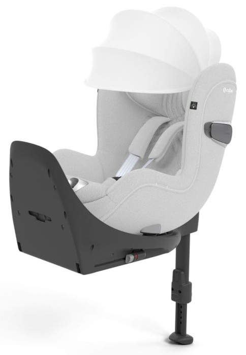 CYBEX SIRONA T i-Size fotelik obrotowy 45-105 cm | Platinum White Plus | Zestaw z bazą ISOFIX