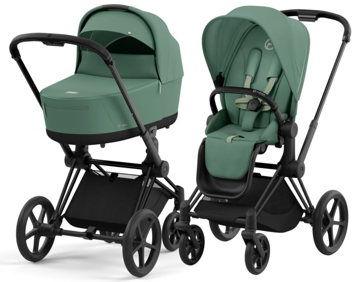 CYBEX PRIAM 4.0 wózek dziecięcy 2w1 | Leaf Green  / Matt Black