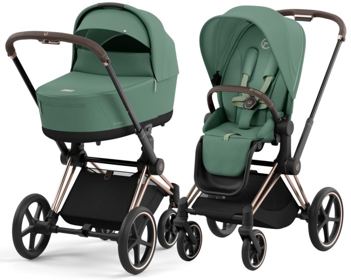 CYBEX PRIAM 4.0 wózek dziecięcy 2w1 | Leaf Green  / Rosegold
