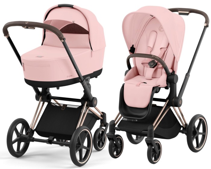 CYBEX PRIAM 4.0 wózek dziecięcy 2w1 | Peach Pink / Rosegold