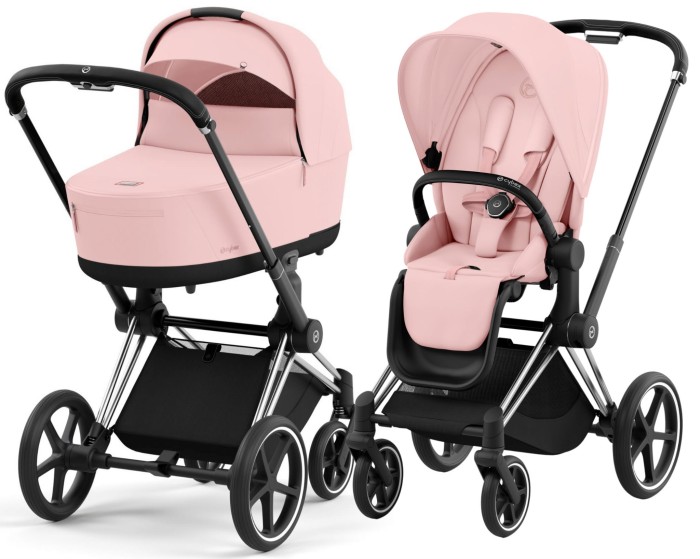 CYBEX PRIAM 4.0 wózek dziecięcy 2w1 | Peach Pink / Chrome Black
