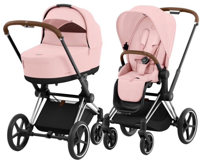 CYBEX PRIAM 4.0 wózek dziecięcy 2w1 | Peach Pink / Chrome Brown