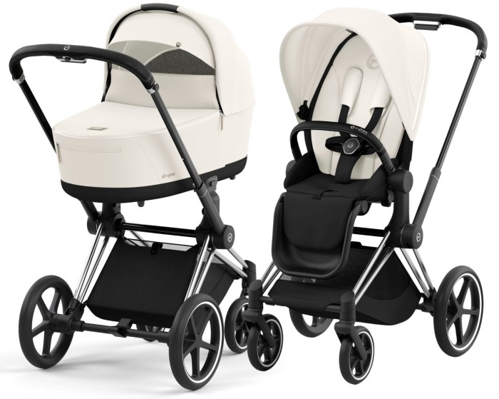 CYBEX PRIAM 4.0 wózek dziecięcy 2w1 | Off White / Chrome Black