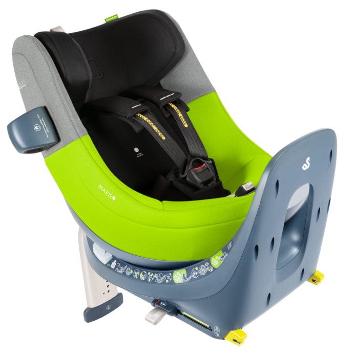 Swandoo Marie 3 fotelik obrotowy 40-105 cm | Lime & Seasame Grey