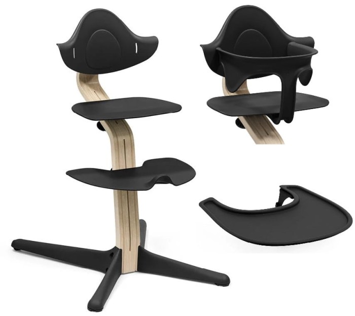 STOKKE NOMI  3w1 krzesełko do karmienia | Natural/Black 