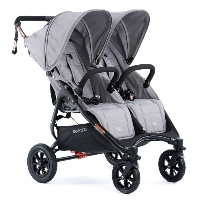 VALCO BABY SNAP DUO SPORT bliźniaczy wózek spacerowy | Cool Grey