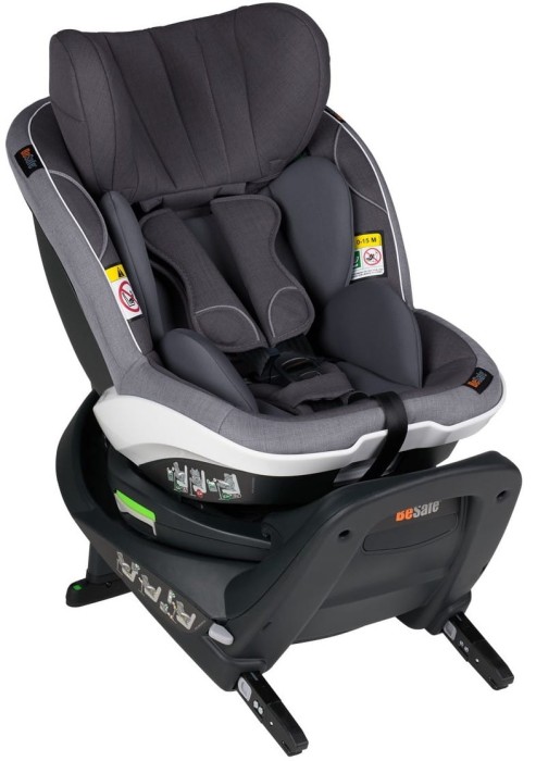 BESAFE iZi TURN i-Size fotelik obrotowy 61-105 cm | Metalic Melange