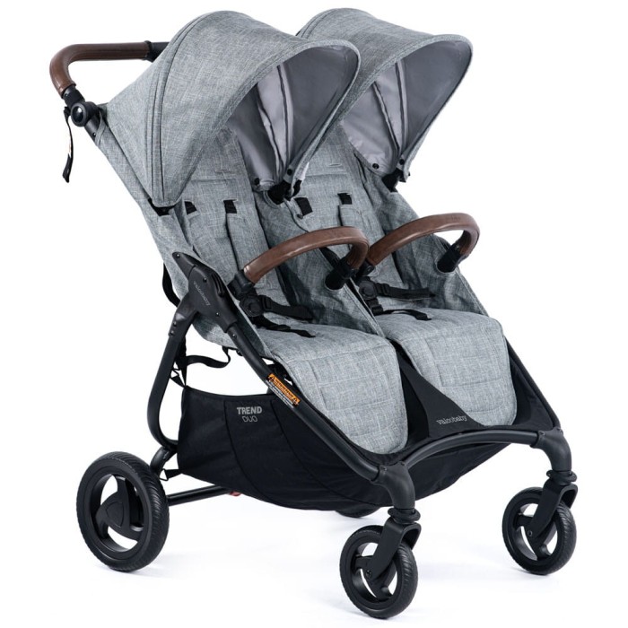 VALCO BABY SNAP DUO TREND bliźniaczy wózek spacerowy | Grey Marle