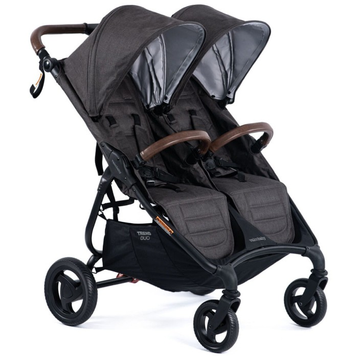 VALCO BABY SNAP DUO TREND bliźniaczy wózek spacerowy | Charcoal