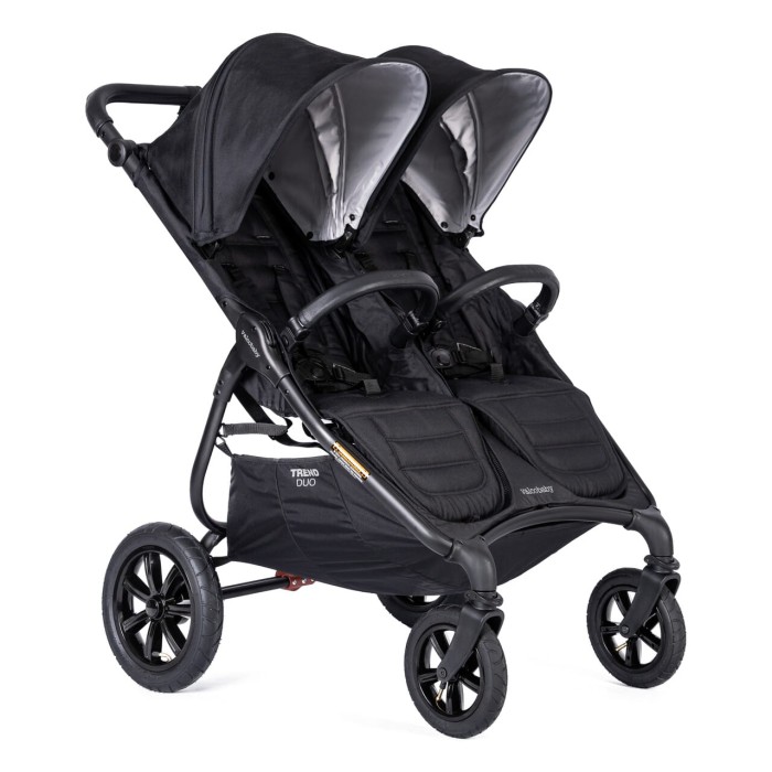 VALCO BABY SNAP DUO TREND SPORT bliźniaczy wózek spacerowy  | Ash Black