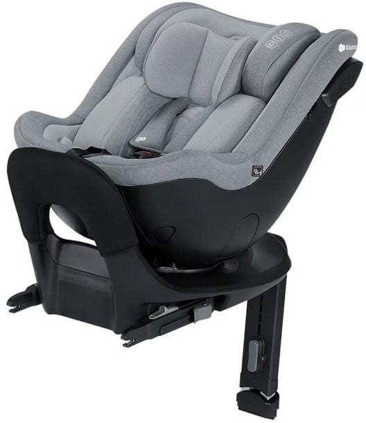 KINDERKRAFT I-GUARD fotelik obrotowy 40-105cm | Cool Grey