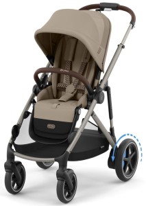 CYBEX e-Gazelle S elektryczny wózek spacerowy | Almond Beige
