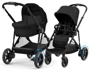 CYBEX e-Gazelle S elektryczny wózek 2w1 | Moon Black