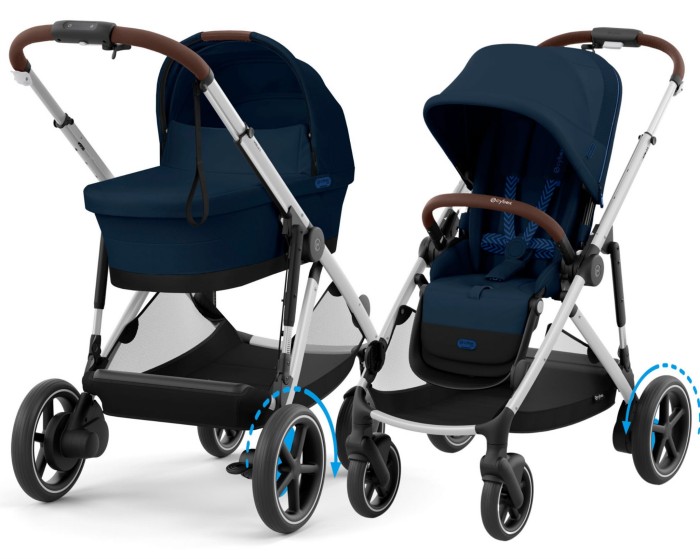 CYBEX e-Gazelle S elektryczny wózek 2w1 | Ocean Blue