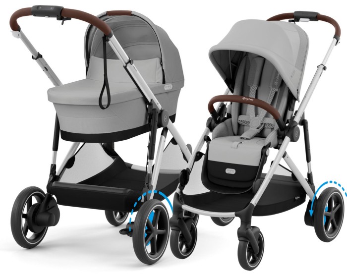 CYBEX e-Gazelle S elektryczny wózek 2w1 | Stone Grey