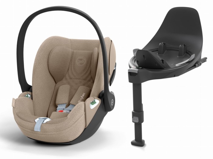 CYBEX CLOUD T i-Size fotelik dla niemowlaka 45-87 | baza ISOFIX Base T | Cozy Beige Plus
