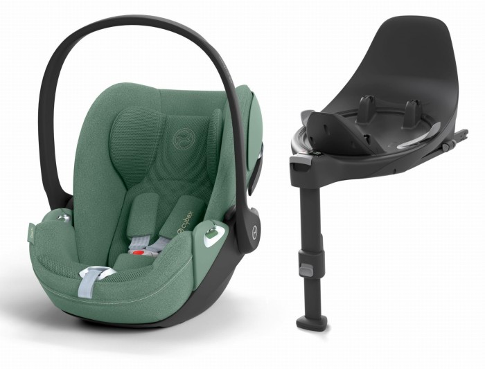 CYBEX CLOUD T i-Size fotelik dla niemowlaka 45-87 | baza ISOFIX Base T | Leaf Green Plus