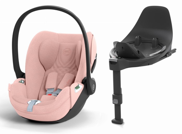 CYBEX CLOUD T i-Size fotelik dla niemowlaka 45-87 | baza ISOFIX Base T | Peach Pink Plus