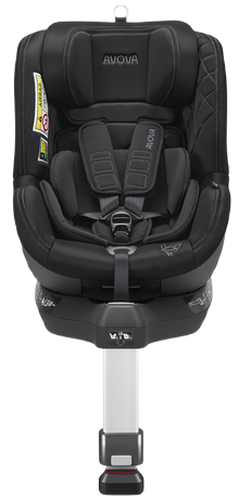 AVOVA SPERBER-FIX 61 I-SIZE fotelik dla dzieci 61-105 cm, do 20 kg | Pearl Black