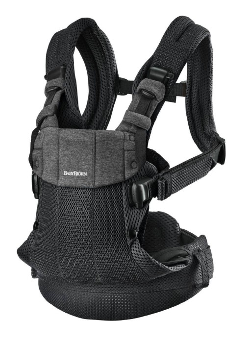 BABYBJORN  HARMONY 3D MESH nosidełko dziecięce | Czarny