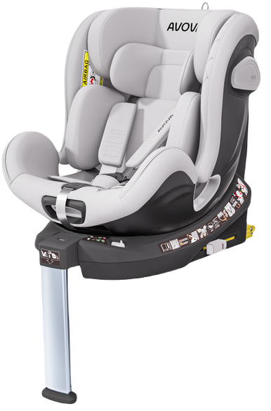 AVOVA SWAN-FIX fotelik obrotowy 40-125 cm | Sky Grey