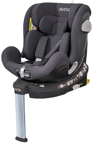 AVOVA SWAN-FIX fotelik obrotowy 40-125 cm | Koala Grey