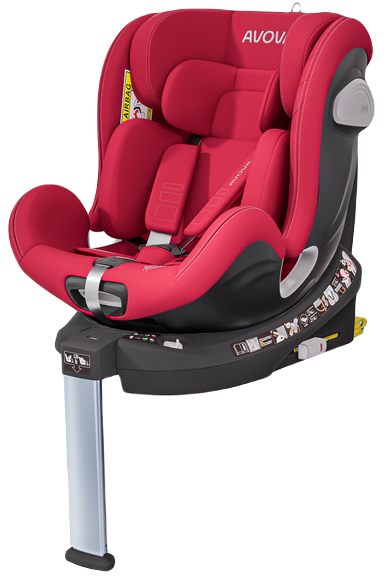 AVOVA SWAN-FIX fotelik obrotowy 40-125 cm | Maple Red