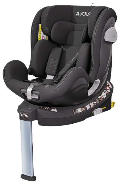AVOVA SWAN-FIX fotelik obrotowy 40-125 cm | Pearl Black