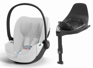 CYBEX CLOUD T i-Size fotelik dla niemowlaka 45-87 | baza ISOFIX Base T | Platinum White Plus
