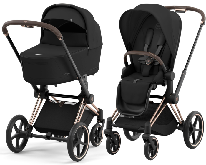 CYBEX PRIAM 4.0 wózek dziecięcy 2w1 | Sepia Black / Rosegold