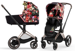 CYBEX PRIAM 4.0 wózek dzieciecy 2w1 | Spring Blossom Dark / Rosegold