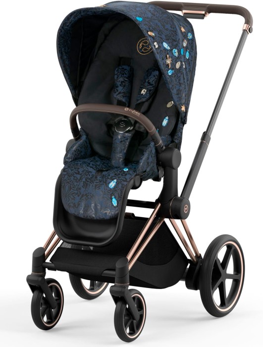 CYBEX e-PRIAM 4.0 elektryczny wózek spacerowy | Jewels Of Nature  / Rosegold