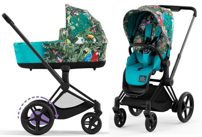 CYBEX e-PRIAM 4.0 elektryczny wózek dziecięcy 2w1 | WE THE BEST by DJ Khaled / Matt Black