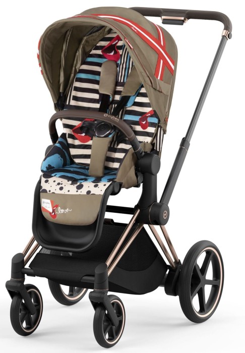 CYBEX e-PRIAM 4.0 elektryczny wózek spacerowy |  Cybex by Karolina Kurkova / Rosegold