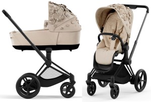 CYBEX e-PRIAM 4.0 elektryczny wózek dziecięcy 2w1 | Nude Beige / Matt Black