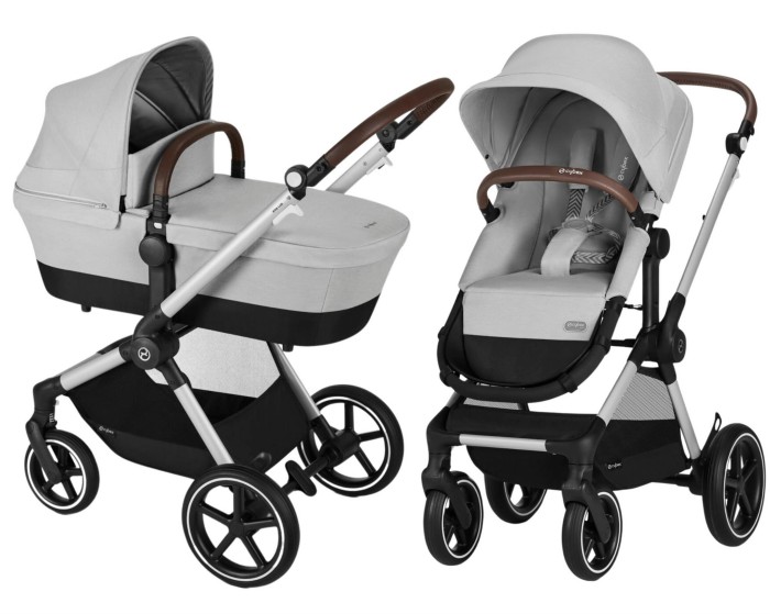 CYBEX EOS LUX wózek głęboko spacerowy 2w1 | Lava Grey