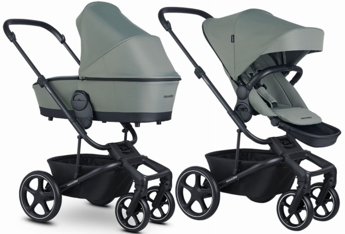 EASYWALKER HARVEY 5 wózek głęboko-spacerowy 2w1 | Agave Green