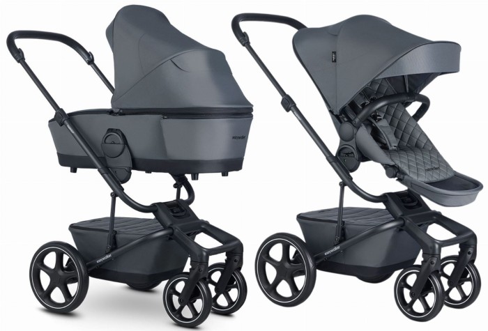 EASYWALKER HARVEY 5 PREMIUM wózek głęboko-spacerowy 2w1 | Mineral Grey