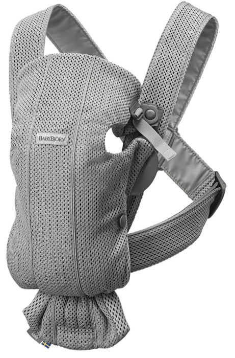 BABYBJORN MINI 3D MESH nosidełko dla dzieci | Szary