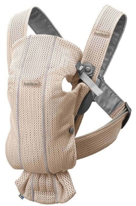 BABYBJORN MINI 3D MESH nosidełko dla dzieci | Perłowy Róż