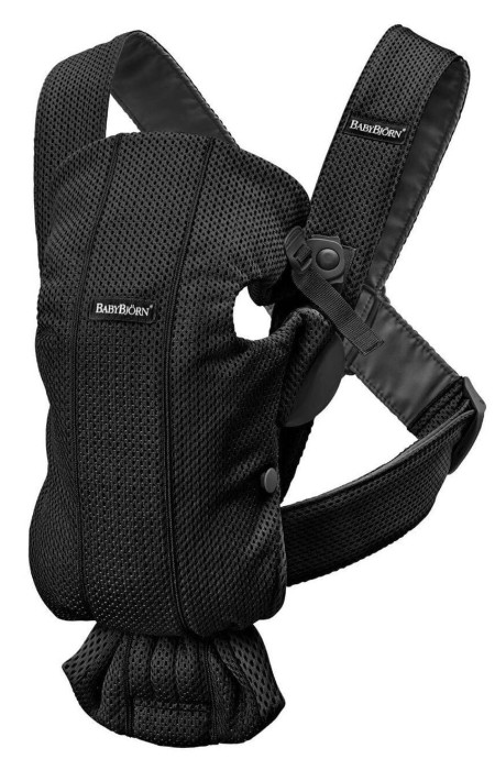 BABYBJORN MINI 3D MESH nosidełko dla dzieci | Czarny