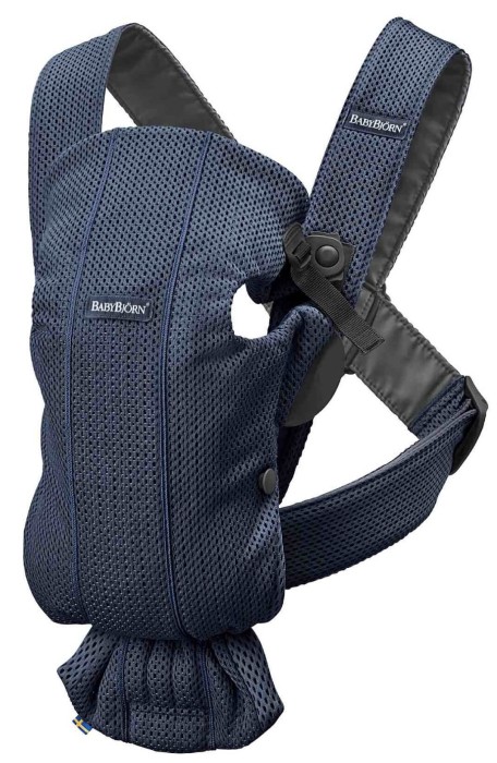 BABYBJORN MINI 3D MESH nosidełko dla dzieci | Granatowy